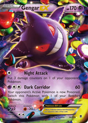 Gengar EX 34/119 – Ultra Rare Holo – Phantom Forces Pokémon TCG Single Card