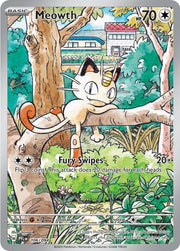 Meowth 106/094 – Illustration Rare – Phantasmal Flames Pokémon TCG Single Card