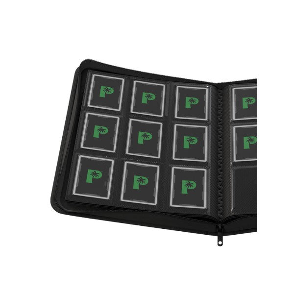 Palms Off Gaming - Collector's Series 9 Pocket Zip Trading Card Binder - Black
