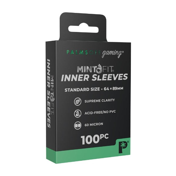 Palms Off Gaming - MintFit Inner Sleeves - Standard Size - 100pc