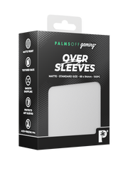 Palms Off Gaming - Premium Oversleeves - Standard Size - 100pc - CLEAR - Matte