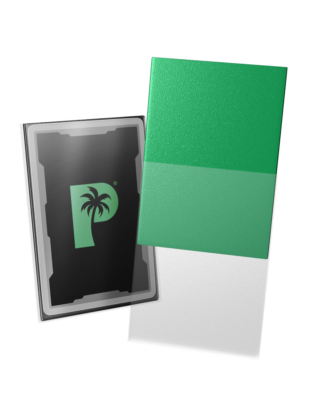 Palms Off Gaming - Premium Oversleeves - Standard Size - 100pc - CLEAR - Matte