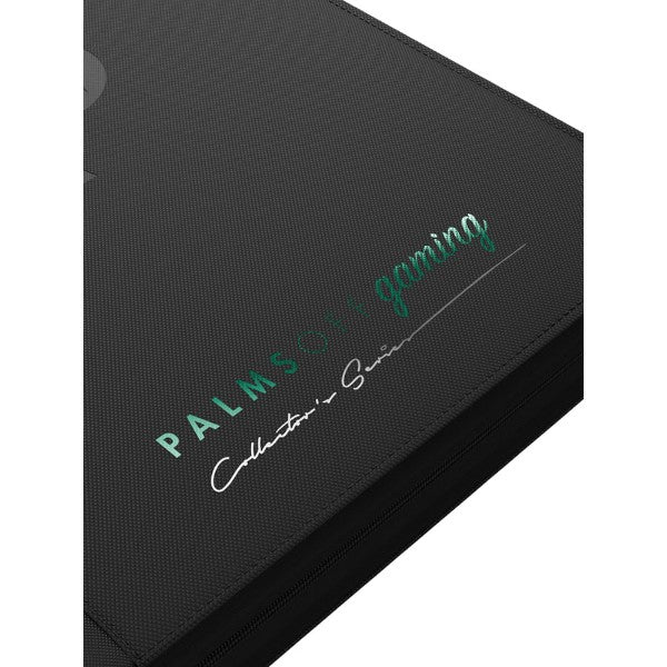 Palms Off Gaming - Collector's Series 9 Pocket Zip Trading Card Binder - Black